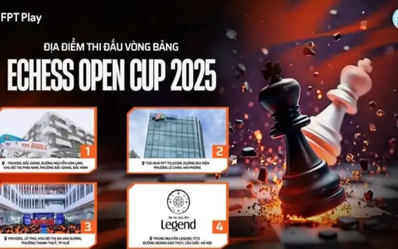 سيشارك أكثر من 1000 لاعب شطرنج في بطولة الشطرنج الإلكترونية EChess Open Cup 2025.